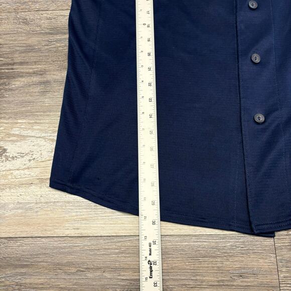 Vintage Y2K Majestic Cleveland Indians #41 Martinez Mens 2XL Button Up Jersey - Picture 9 of 10